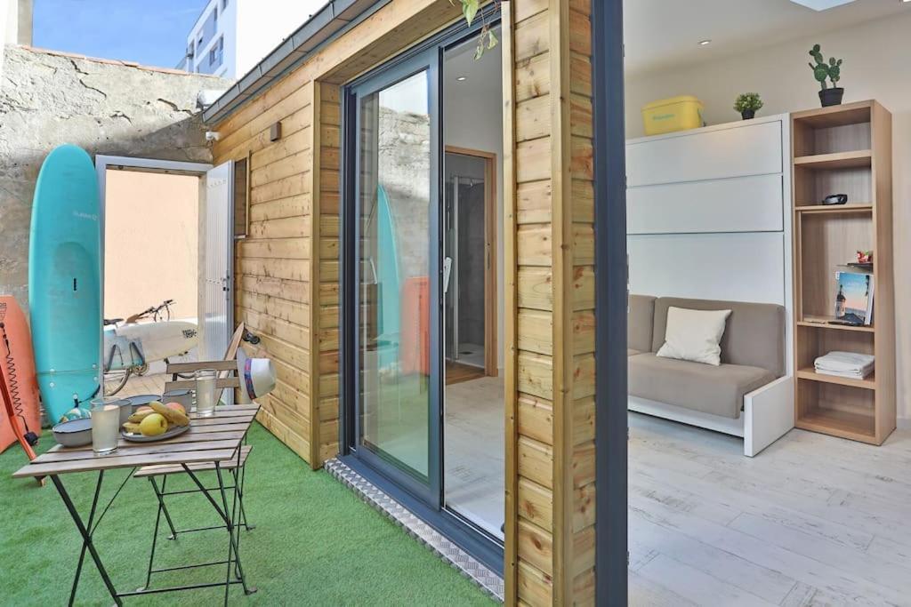 Tiny Studio Terrasse, Hypercentre La Plage A 2 Pas ! Les Sables-dʼOlonne Buitenkant foto